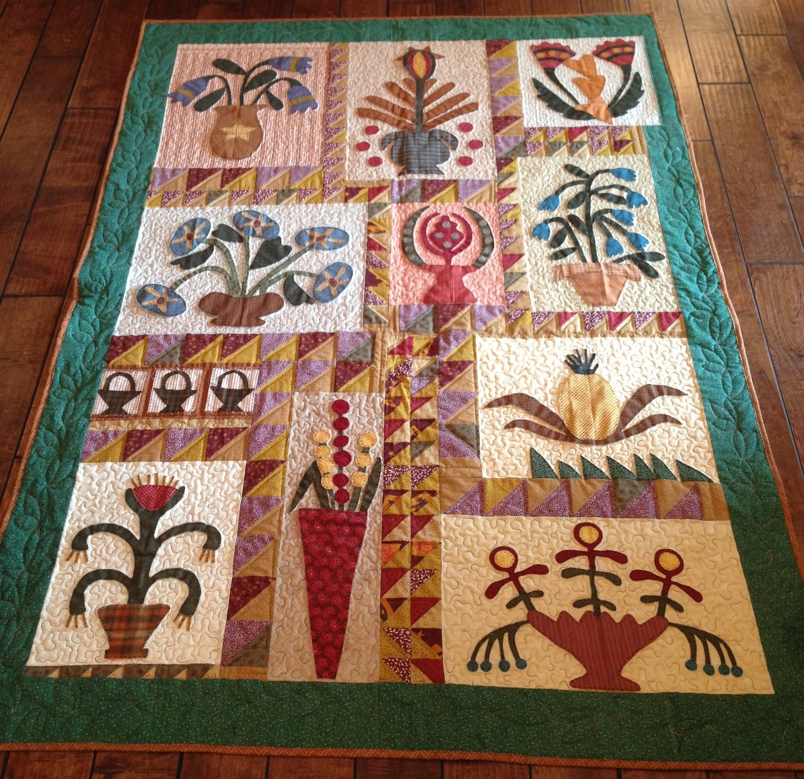 Tom Miner Quilts and Folk Art Flowers
